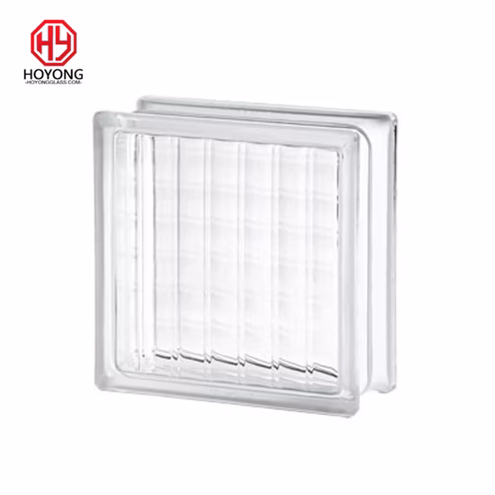 190X190X80mm Blank Crystal Craft Cloudy Glass Block